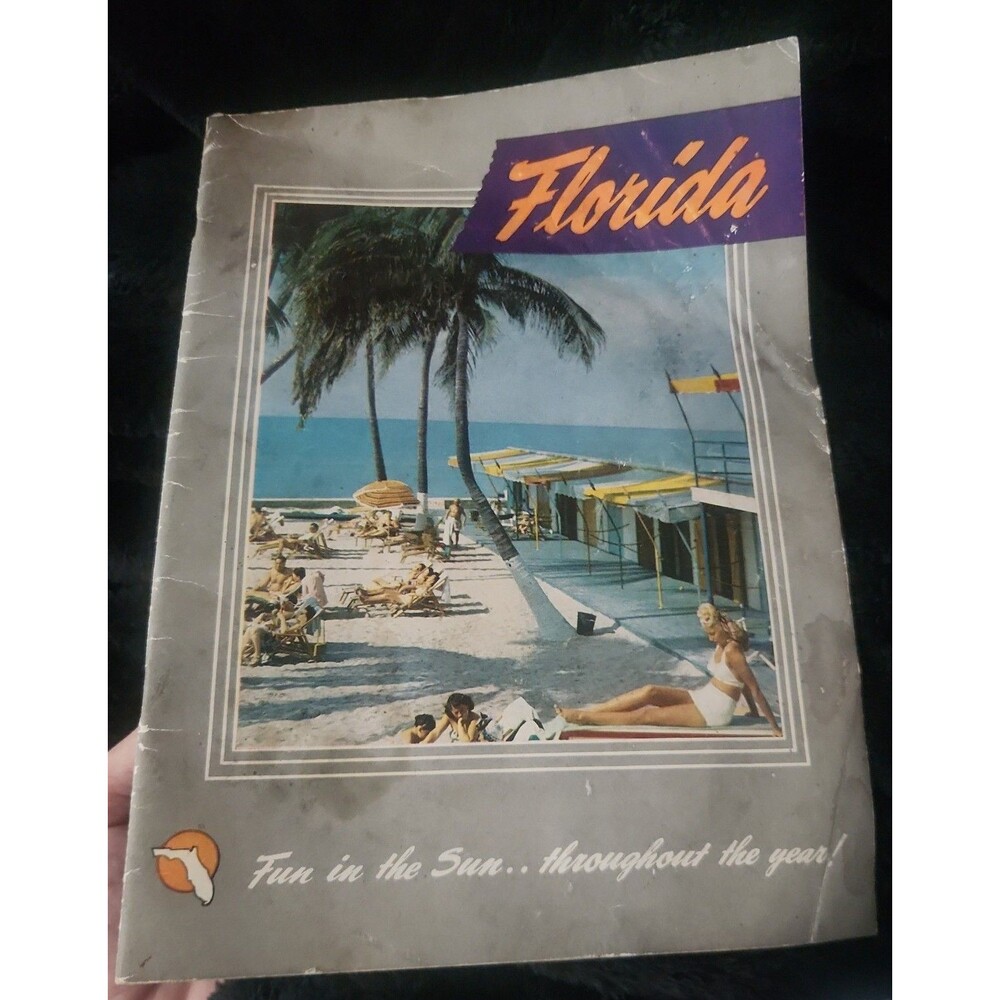 Vintage Florida Travel Brochure Fun in the Sun Throughout the Year Mid Century
